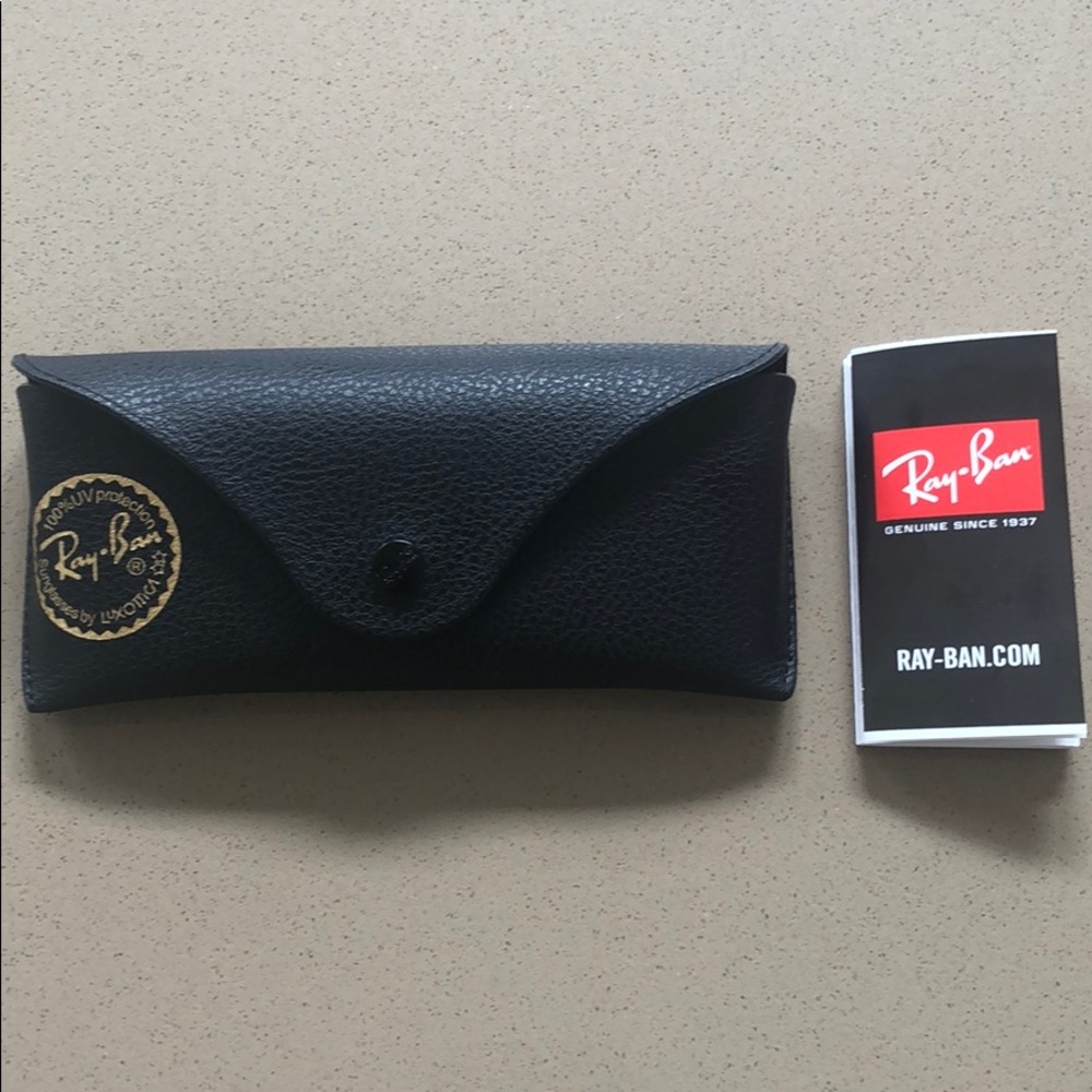 Ray Ban 💯 Authentic Sun Glass Case New